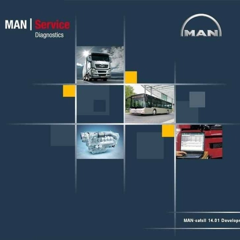 Heavy Equipment Software - MAN-Cats II caminhões Ferramentas de diagnóstico