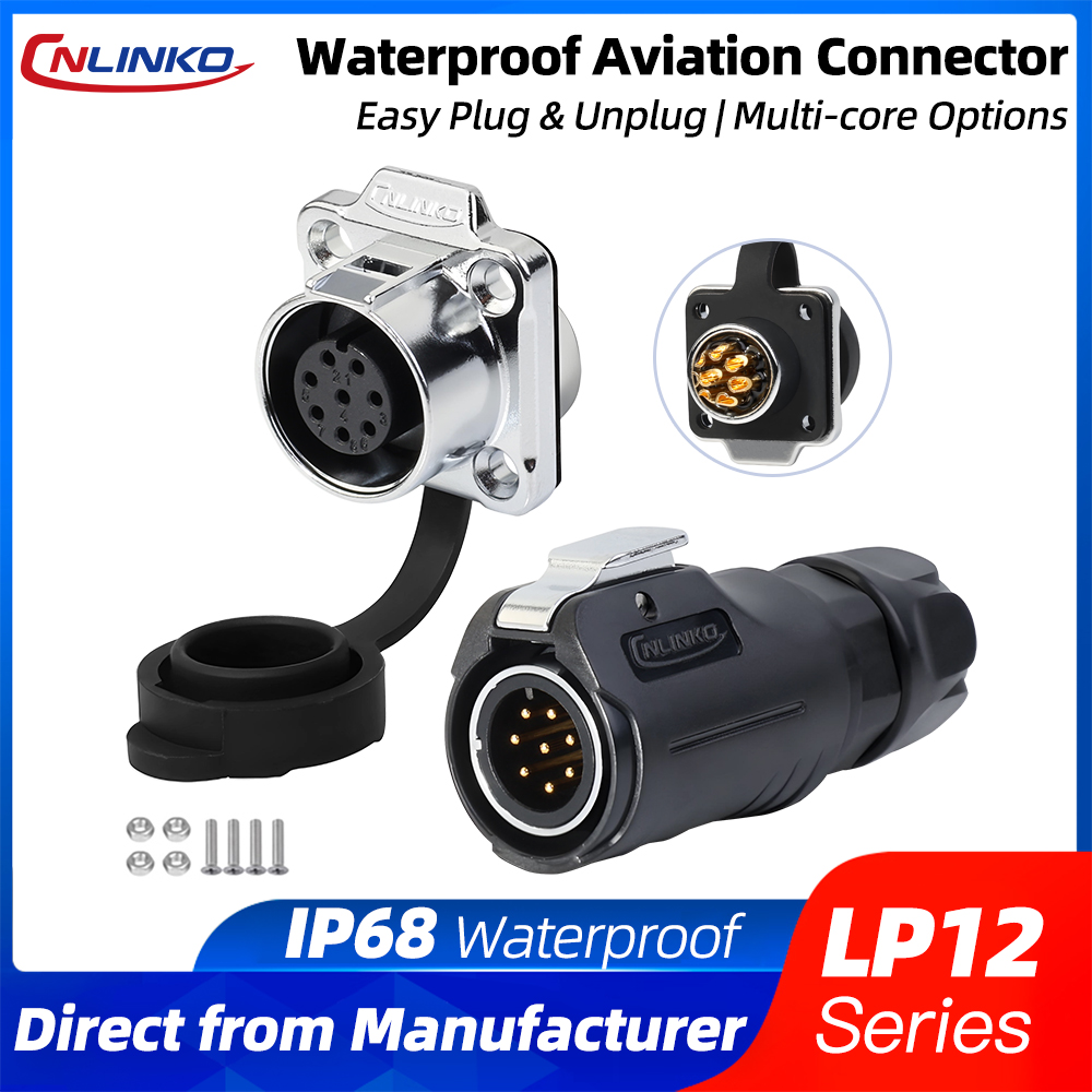 Conector Circular CNLINKO M12  - Heavy Equipment Grinder avaliação e preço